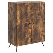 vidaXL Sideboard Rökt ek 66 x 34,5 x 90 cm Konstruerat trä