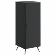 vidaXL Sideboard Svart 33 x 34,5 x 90 cm Konstruerat trä