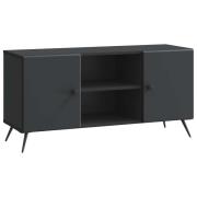 vidaXL TV-skåp Svart 102 x 34,5 x 50 cm Konstruerat trä