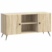 vidaXL TV-skåp Sonoma-ek 102 x 34,5 x 50 cm Konstruerat trä