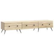 vidaXL TV-skåp med låda Sonoma-ek 147 x 34,5 x 30 cm Konstruerat trä