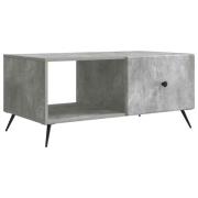 vidaXL Kaffeebord Betonggrå 90 x 50 x 40 cm Konstruerat trä