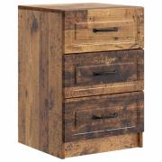 vidaXL Nattduksbord Gammalt trä 43 x 41 x 63,5 cm Konstruerat trä