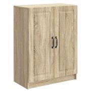 vidaXL Sideboard Sonoma-ek 66 x 34,5 x 87 cm Konstruerat trä