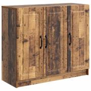 vidaXL Sideboard Gammalt trä 89 x 34,5 x 77 cm Konstruerat trä