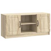 vidaXL TV-skåp Sonoma-ek 102 x 34,5 x 47 cm Konstruerat trä