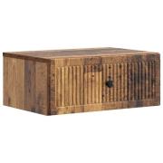 vidaXL Nattduksbord Gammalt trä 49 x 34,5 x 20 cm Konstruerat trä