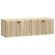 vidaXL Väggmonterad TV-bänk Sonoma-ek 98 x 31 x 30 cm Konstruerat trä