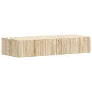 vidaXL Väggmonterad sidobord Sonoma-ek 87,5 x 34,5 x 17 cm