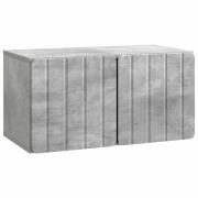 vidaXL Väggmonterad TV-bänk Väggmonterad Betonggrå 59,5 x 31 x 30 cm