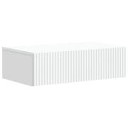 vidaXL Väggmonterad sidobord Vit 59 x 34,5 x 17 cm Konstruerat trä