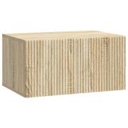 vidaXL Väggmonterad TV-bänk Väggmonterad Sonoma-ek 59,5 x 41 x 30 cm