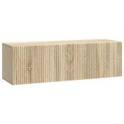 vidaXL Väggmonterad TV-bänk Sonoma-ek 98 x 31 x 30 cm Konstruerat trä
