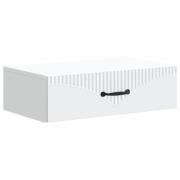 vidaXL Väggmonterad sidobord Vit 59 x 34,5 x 17 cm Konstruerat trä