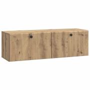 vidaXL Väggmonterad TV-bänk 98 x 31 x 30 cm Artisan-ek Konstruerat trä