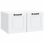 vidaXL Väggmonterad TV-bänk Vit 59,5 x 41 x 30 cm Konstruerat trä