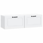 vidaXL Väggmonterad TV-bänk Vit 98 x 31 x 30 cm Konstruerat trä