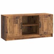 vidaXL TV-skåp Gammalt trä 102 x 34,5 x 47 cm Konstruerat trä
