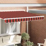 vidaXL Markiskappa Ersättning Orange / Svart / Gul 2,5 m Polyester