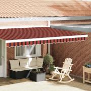 vidaXL Markiskappa Ersättning Flerfärgsdesign 430 x 20 cm Polyester