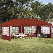 vidaXL Pop-up Partytält 575 x 289 x 245 cm Terracotta