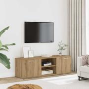 vidaXL Tv-bänk ek 120x34x37 cm konstruerat trä