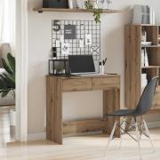 vidaXL Skrivbord ek 80x40x75 cm konstruerat trä
