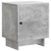 vidaXL Nattduksbord Betonggrå 43 x 34,5 x 50 cm Konstruerat trä