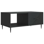 vidaXL Kaffeebord Svart 90 x 50 x 40 cm Konstruerat trä