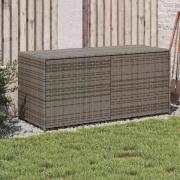 vidaXL Dynbox grå 283L konstrotting