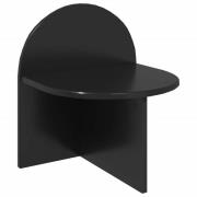 vidaXL Sängbord Svart ek 40 x 35,5 x 45,5 cm Konstruerat trä