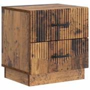 vidaXL Nattduksbord Gammalt trä 43 x 34,5 x 44,5 cm Konstruerat trä