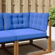 vidaXL Utomhus Soffa Kudde 3 pcs Turkos Polyester