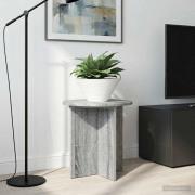 vidaXL Växtställ 2 pcs Grå sonoma-ek 40 x 40 x 40 cm Konstruerat trä