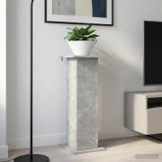 vidaXL Växtställ 2 pcs Betonggrå 30,5 x 30 x 80,5 cm Konstruerat trä