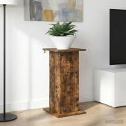 vidaXL Växtställ Rökt ek 30,5 x 30 x 60,5 cm Konstruerat trä