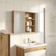 vidaXL Badrumsskåpsset 3 pcs 120 x 10,5 x 60,5 cm Konstruerat trä
