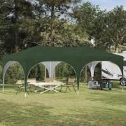 vidaXL Pop-up Partytält Grön 575 x 288 x 245 cm Oxford Tyg