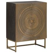 vidaXL Sideboard Mässing 53,5 x 30 x 70 cm