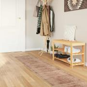 vidaXL Mattlöpare MARSA Vit 50 x 400 cm Polyester och PVC