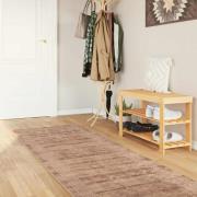 vidaXL Mattlöpare MARSA Vit 100 x 450 cm Polyester och PVC