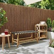 vidaXL Trädgårdsbänk Naturfärg 110 x 38 x 40 cm Bambus