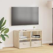 vidaXL TV-ställ med låda Sonoma-ek 79 x 40 x 48 cm
