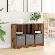 vidaXL Sideboard med låda Gammalt trä 88,5 x 27,5 x 63,5 cm