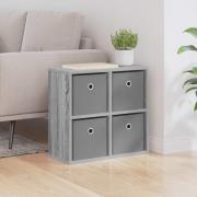 vidaXL Sideboard med låda Grå Sonoma 49,5 x 22 x 47 cm