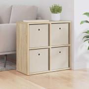 vidaXL Sideboard med låda Sonoma-ek 59,5 x 27 x 57 cm