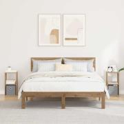 vidaXL Sängbord 2 pcs Artisan Ek 25,5 x 22 x 49,5 cm Konstruerat trä