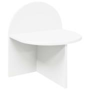 vidaXL Sängbord Vit 40 x 35,5 x 45,5 cm Konstruerat trä