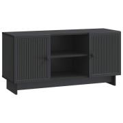 vidaXL TV-skåp 102 x 34,5 x 50 cm Svart Konstruerat trä