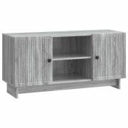 vidaXL TV-skåp 102 x 34,5 x 50 cm Grå Sonoma Konstruerat trä